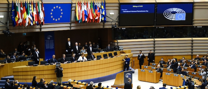 picture of the inside of the european parliament