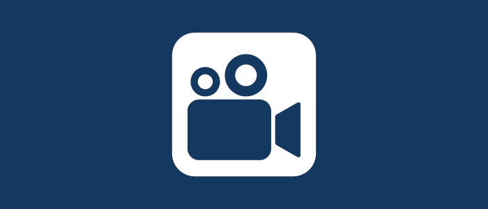 Movie camera icon