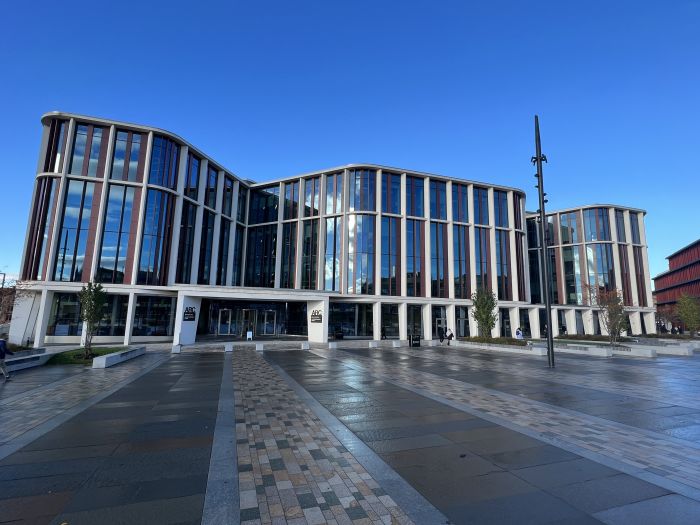 Front view of the Advanced Research Centre Building