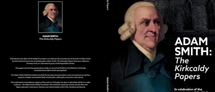 Adam Smith portrait with Adam Smith: The Kirkcaldy papers Source: Amy Laux