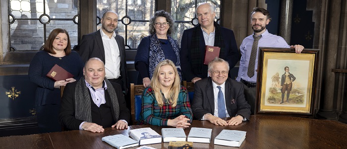 Centre for Robert Burns Studies Full Team January 2024. Credit Martin Shiels