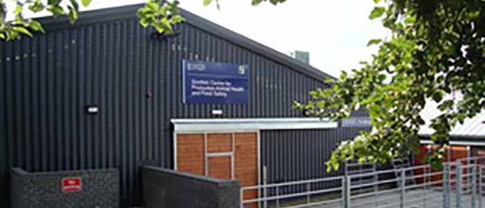 Image of the outside of the Scottish Centre for Production Animal Health and Food Safety