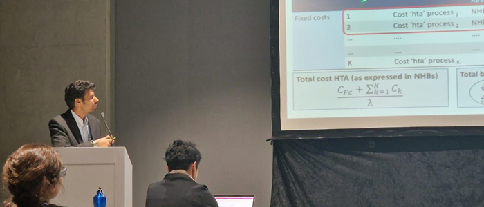 HEHTA colleague presenting at a conference