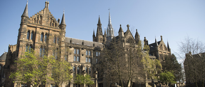 Exterior of main building with Memorial Chapel