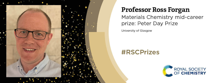 Prof Ross Forgan wins RSC Prize