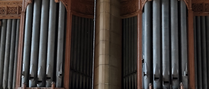 The University Chapel Organ closeup