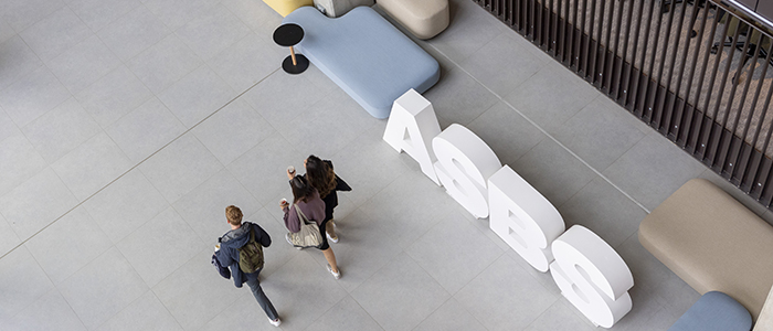 Interior of the Adam Smith Business School & Postgraduate Taught Hub