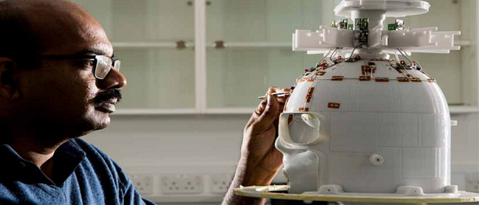 Construction of a novel RF coil for 7T neuroimaging