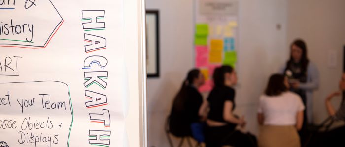 Photo of a hackathon in progress