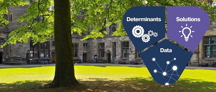 Photo of University of Glasgow main building and trees