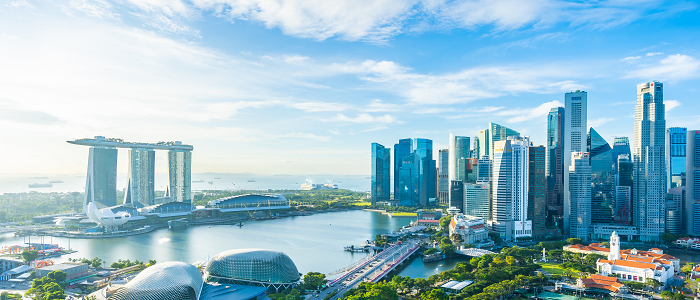 Singapore city view