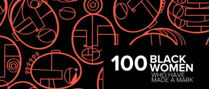 The logo of the 100 Black Women Who Have Made A Mark project. Credit: Serendipity Institute for Black Arts and Heritage