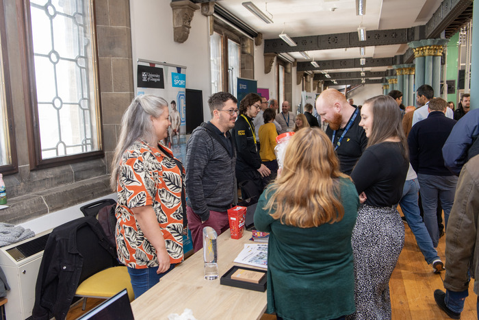 staff at stall