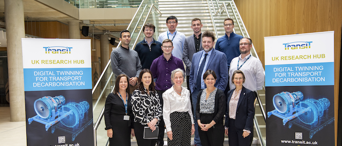 Jo Shanmugalingam from the Department for Transport visits the TransiT hub team in the ARC