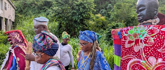 Egungun Parade at the 2024 Ifa Festival