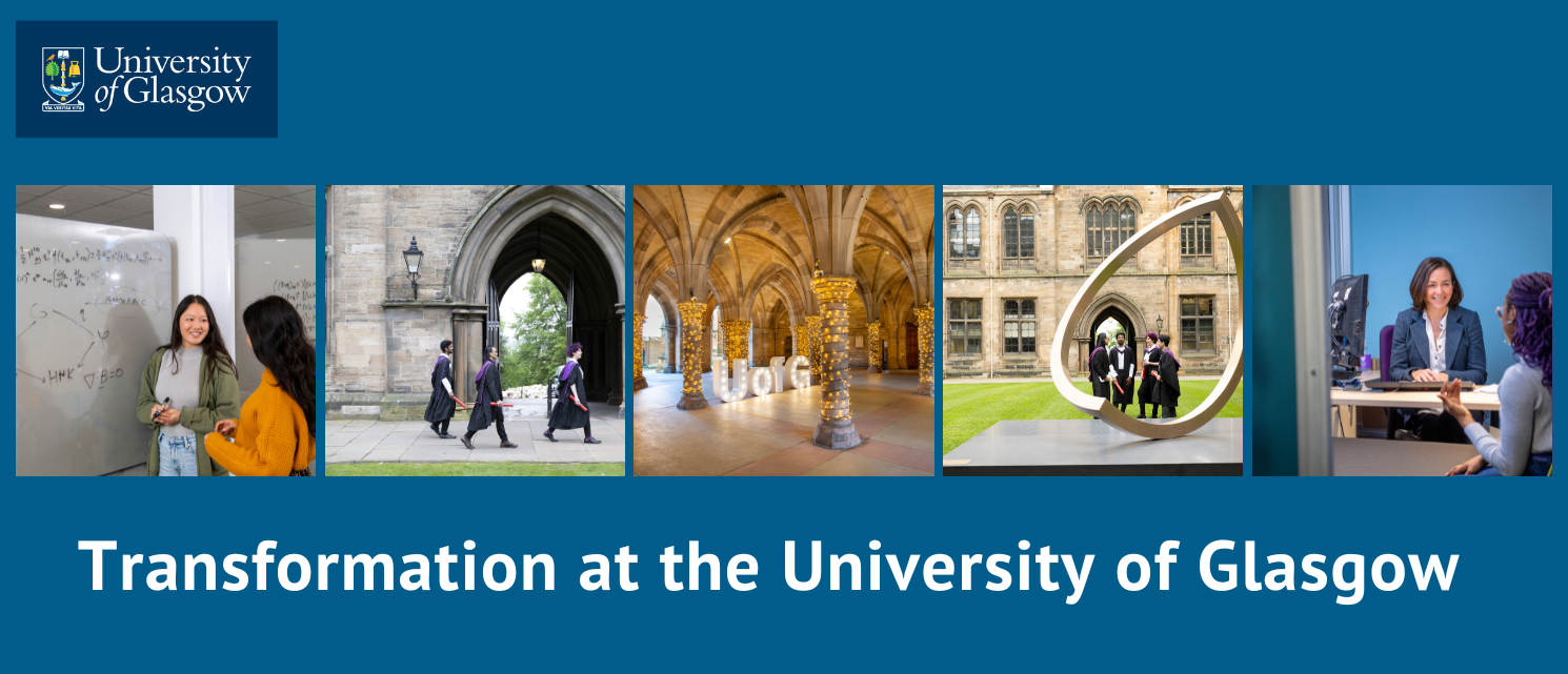 Students, staff and graduates in range of locations on campus