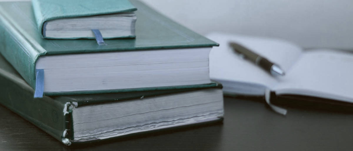 Stock image of law books