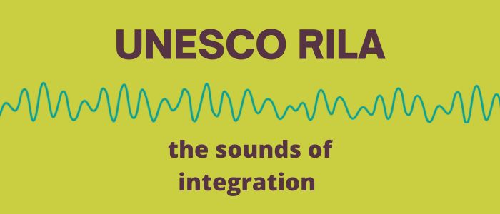 Logo for UNESCO RILA - the sounds of integration