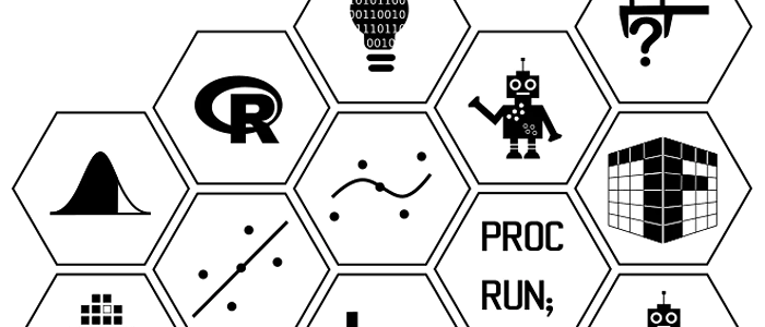 White and black graphic with various images