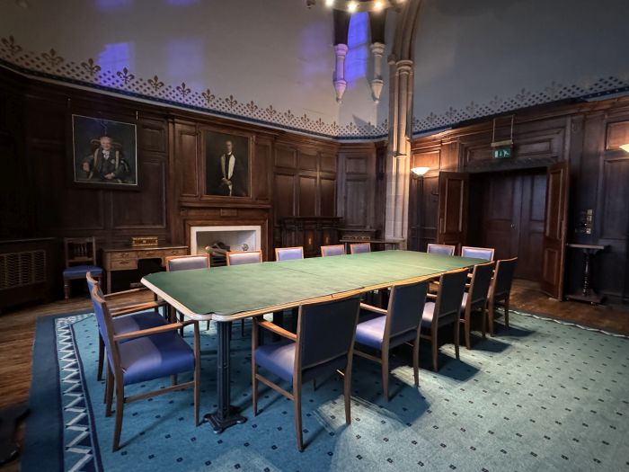 Turnbull Room set boardroom style