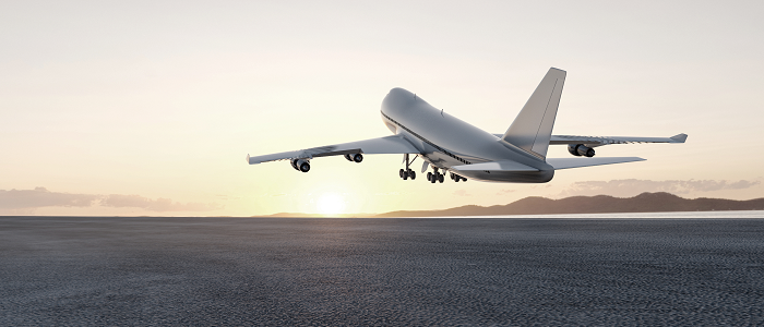 Airplane taking off