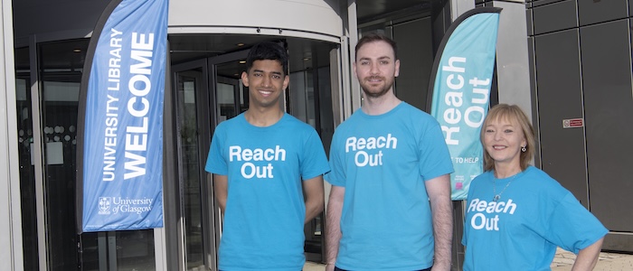Reach out staff outside the library