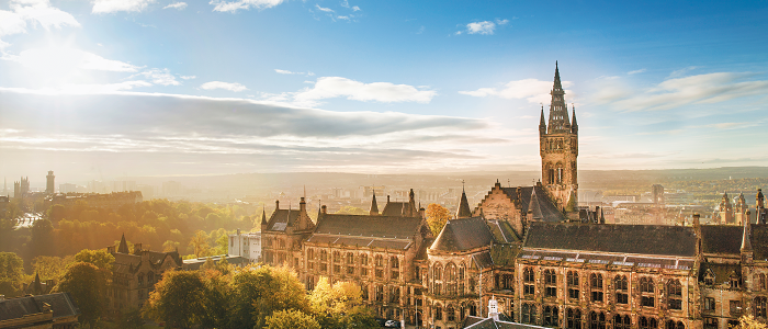 University of Glasgow aerial photograph