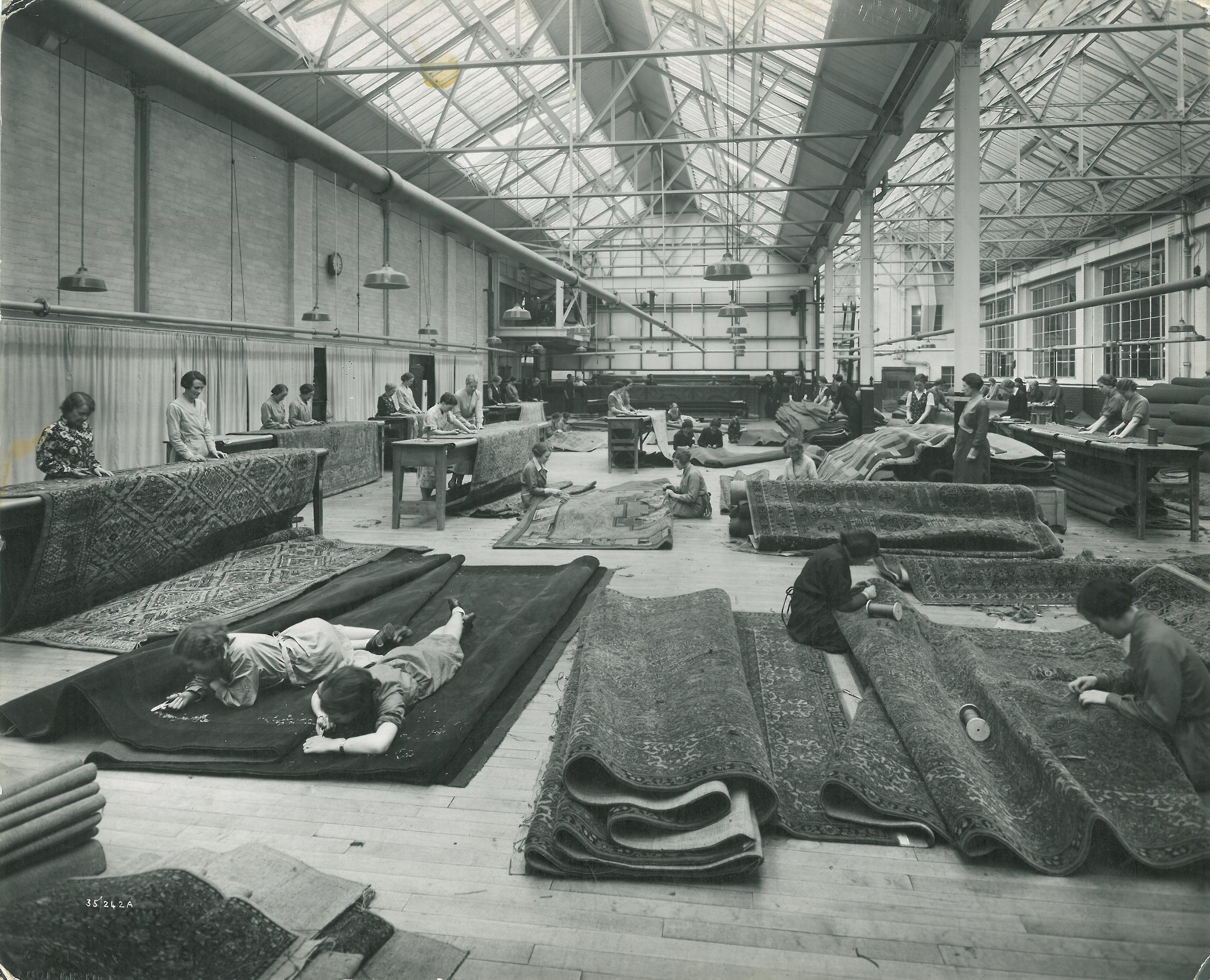 Finishing room, James Templeton & Co Ltd