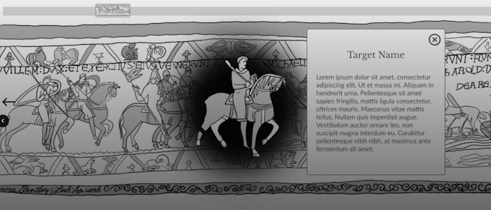 Bayeux Tapestry project demo image