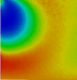 Plume-regolith interaction CFD