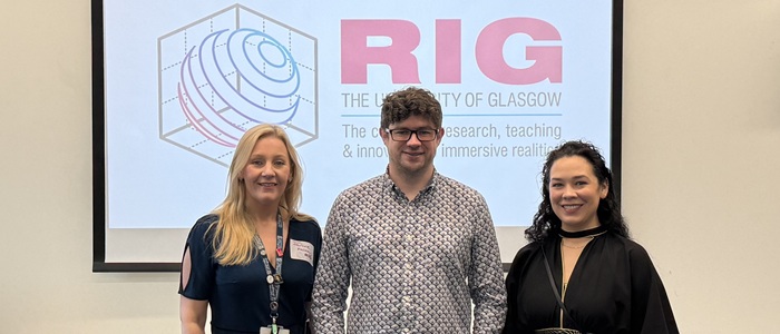 RIG Launch left to right Dr Pauline Mackay, Professor Neil McDonnell and Dr Julie Williamson