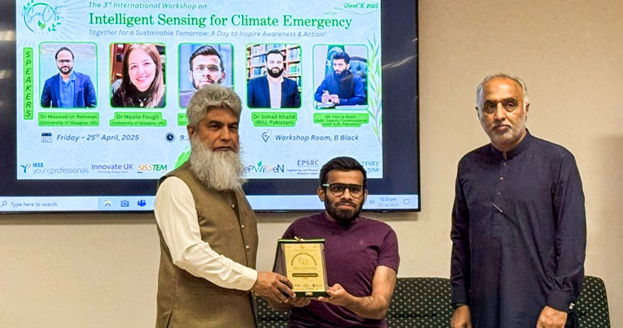 Three speakers at the SISSTEM workshop