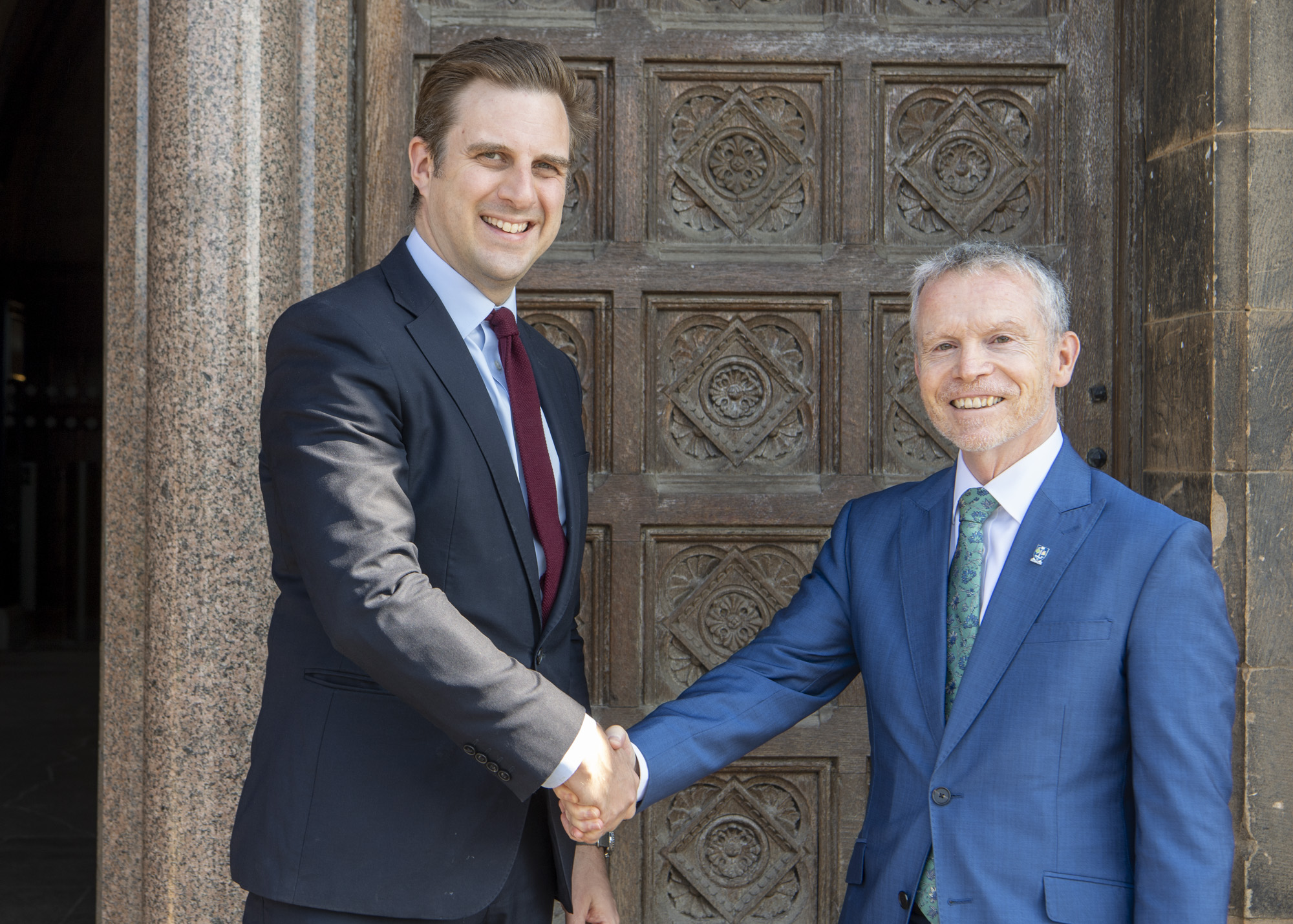 Daniel Johnson MSP meets Professor Frank Coton