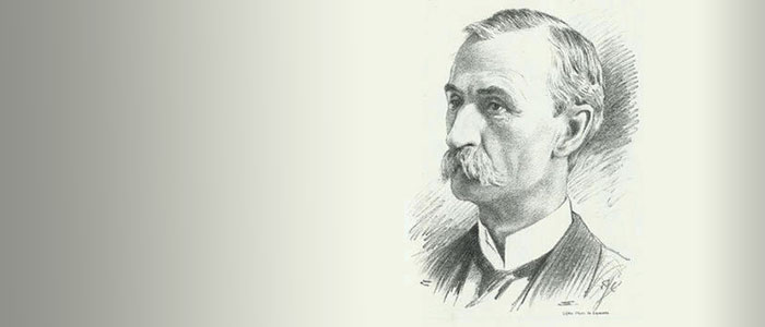 Pencilled Sir Daniel Stevenson portrait