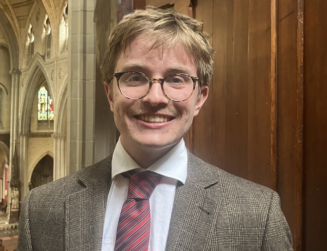 An image of David Wynn-Evans, the new director of the University of Glasgow Children's Choir