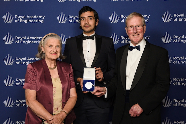 Dr Mahmoud Wagih with members of the Macfarlane family