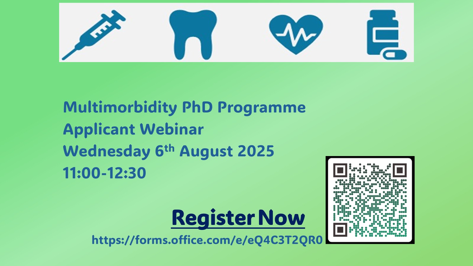 Applicant webinar registration