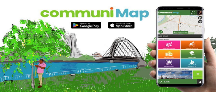 Image footer for communiMap