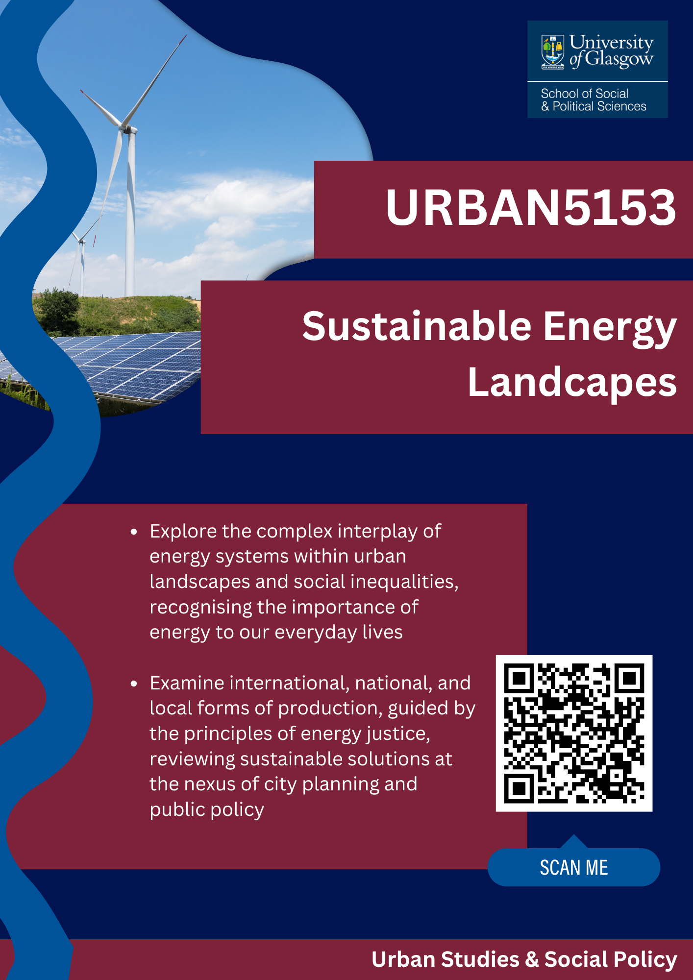 Course description for Sustainable Energy Landscapes