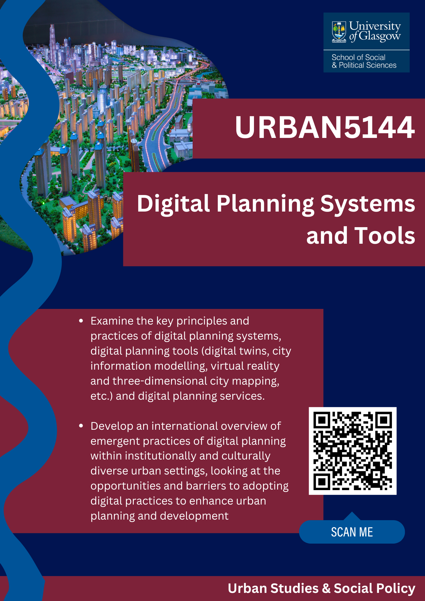 Course description for Digital Planning Systems & Tools