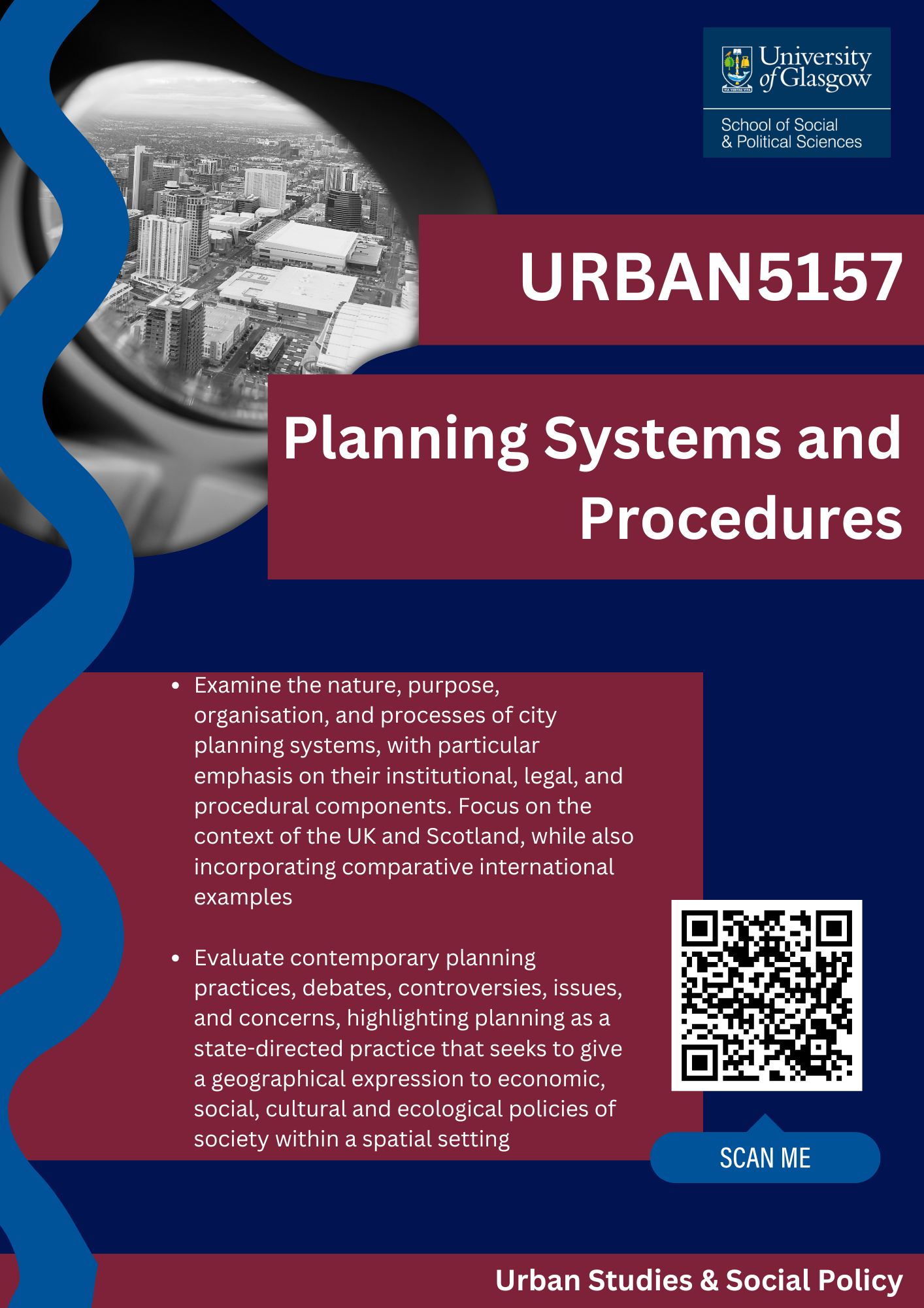 Course description for Planning Systems & Procedures