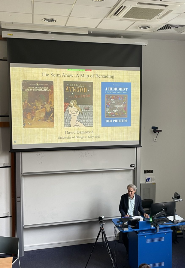 Professor David Damrosch gives his keynote address.