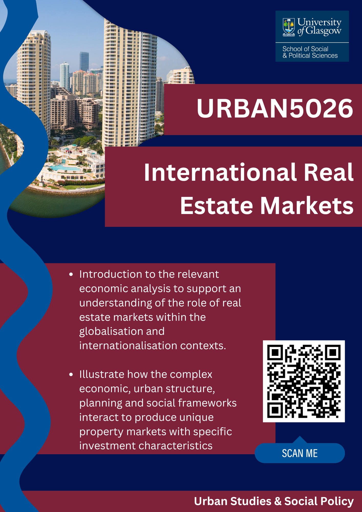 Course description for International Real Estate Markets