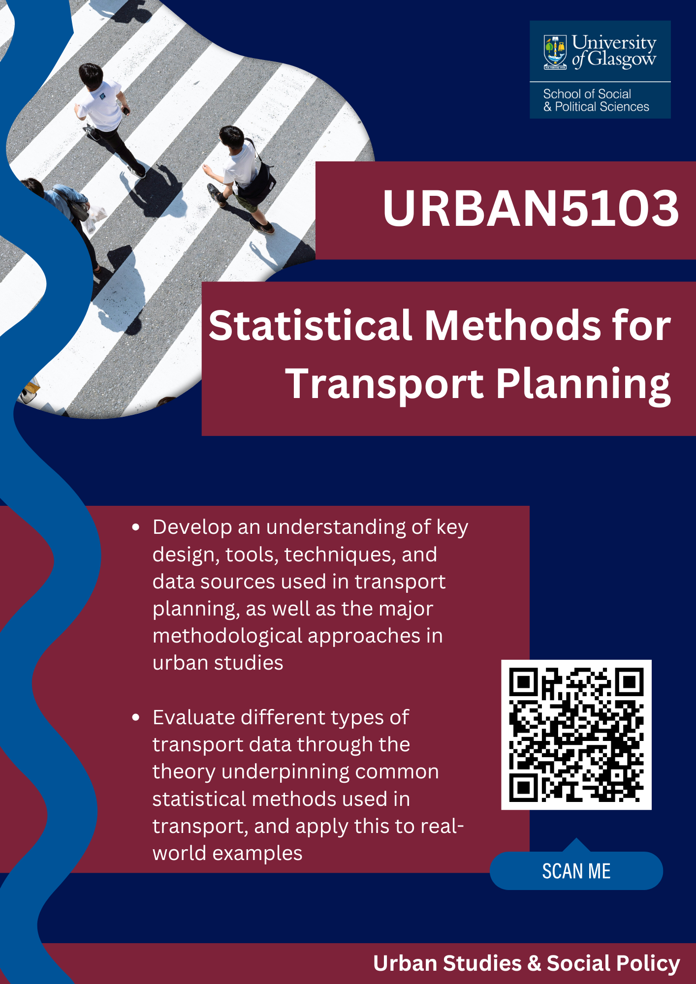 Course description for Statistical Methods for Transport Planning
