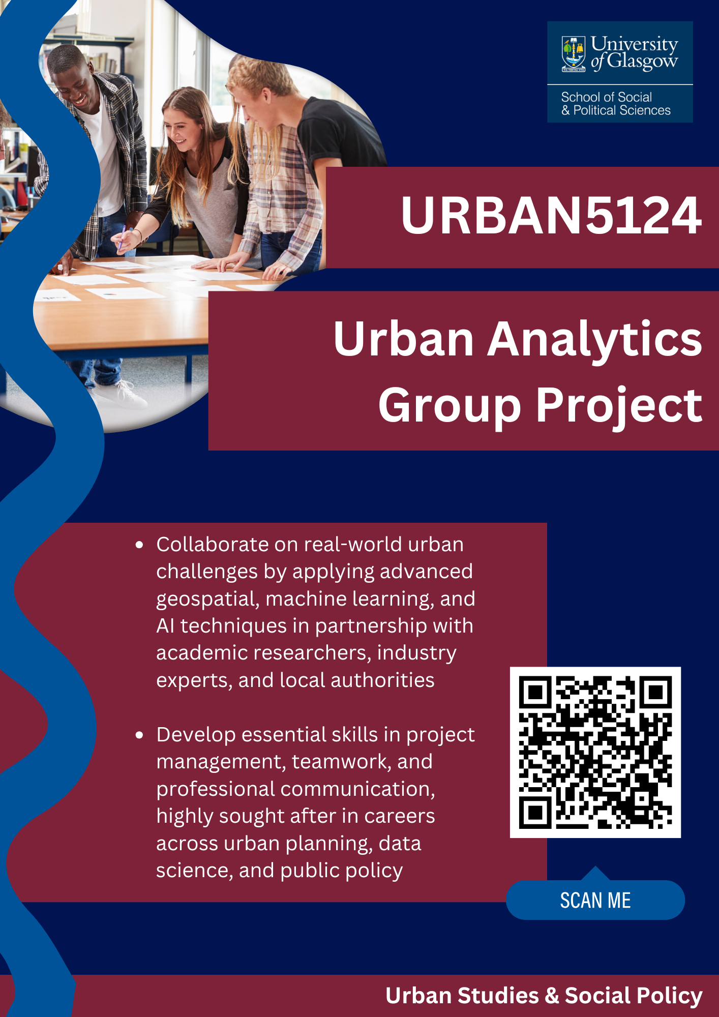Course description for Urban Analytics Group Project