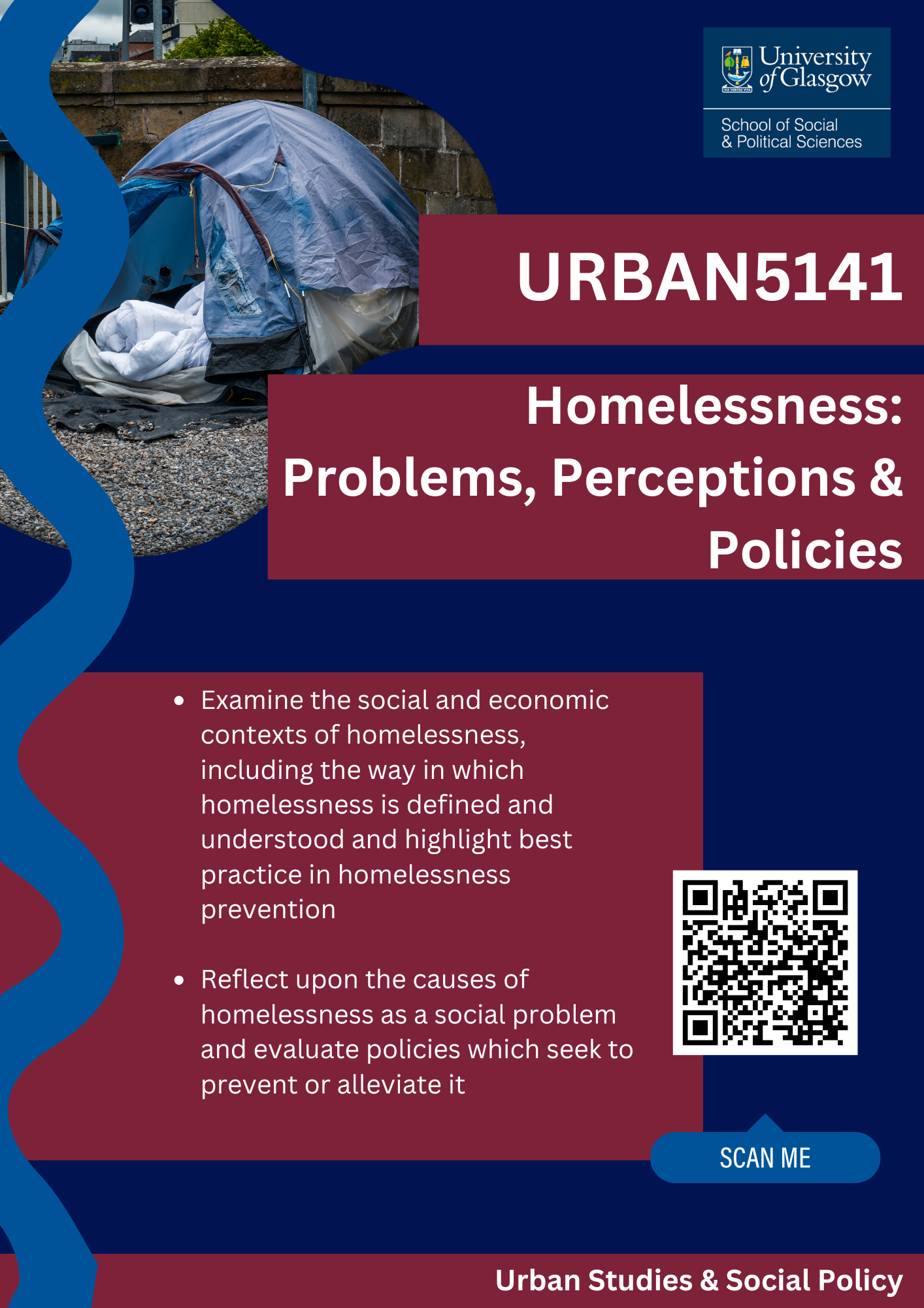 Course description for Homelessness: Problems, Perceptions & Policies