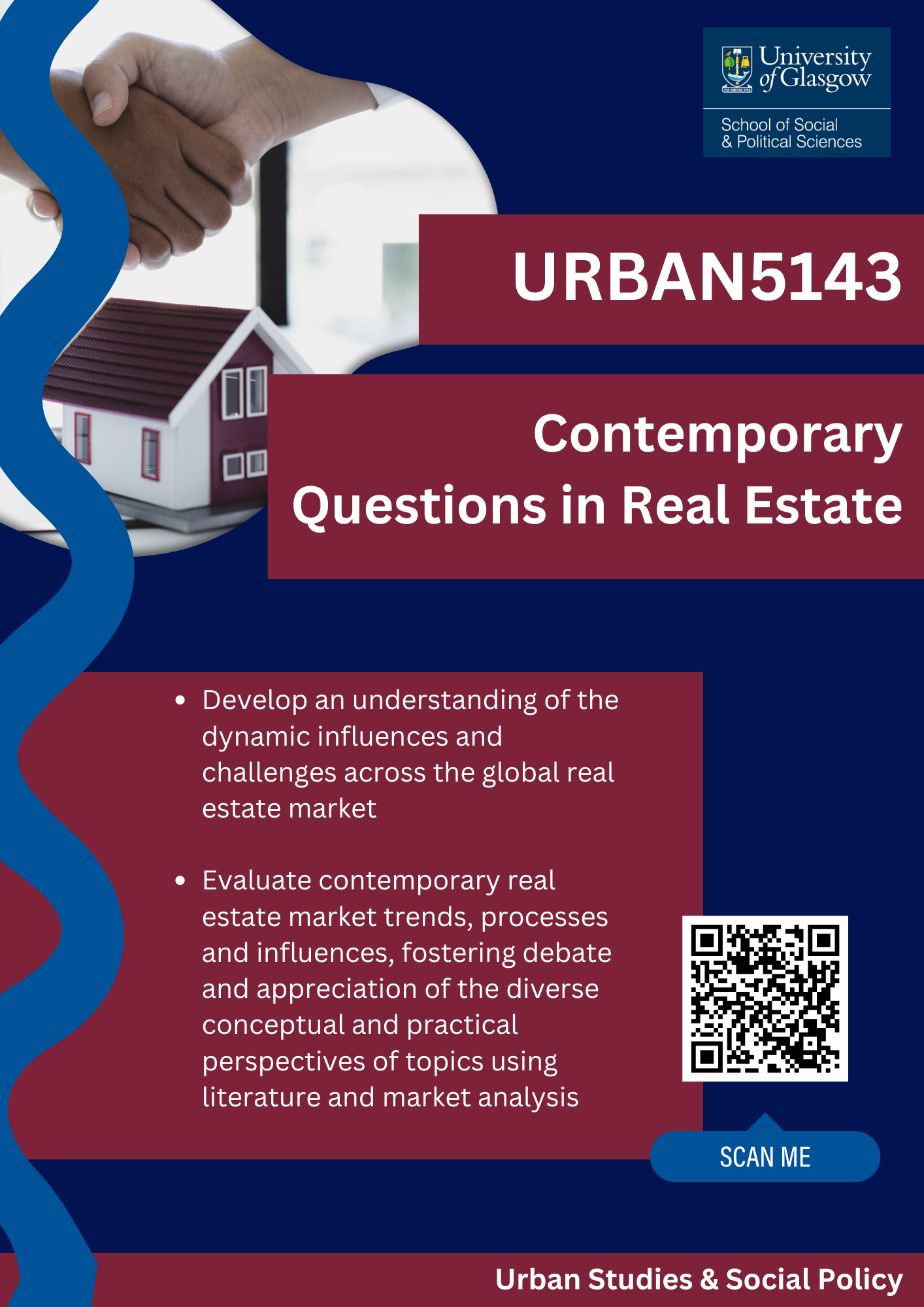 Course description for Contemporary Questions in Real Estate
