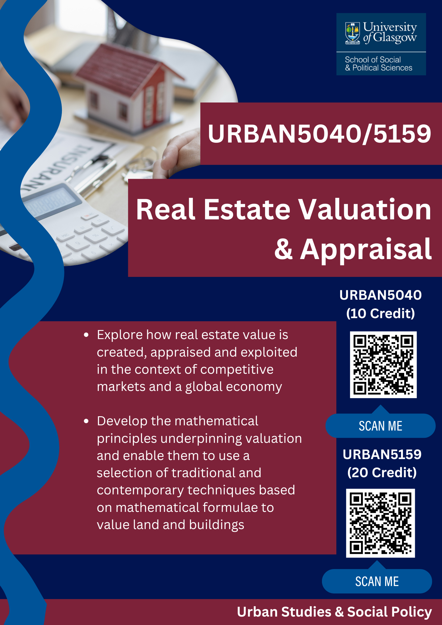 Course description for Real Estate Valuation & Appraisal