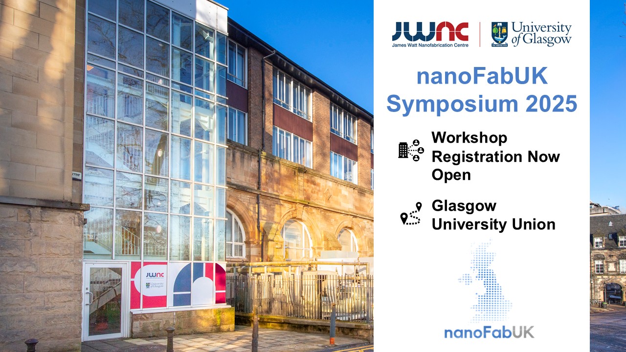 Advert for nanoFabUK Workshop Registration