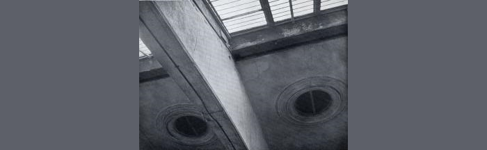 Photo of the ceiling at the Shuttle Street laboratory